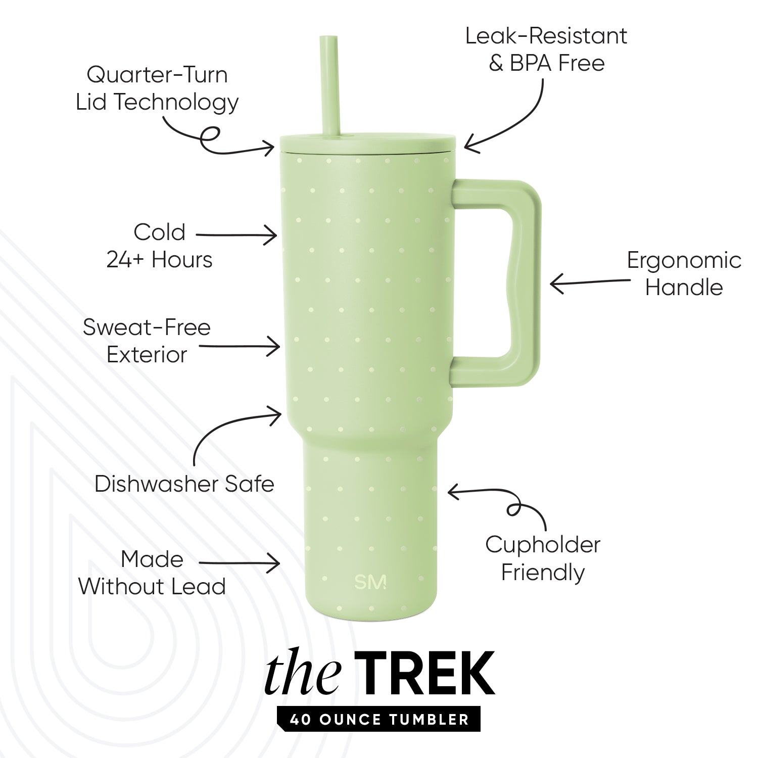 Premium Trek Tumbler 207 - 20oz Insulated Stainless Steel Water Bottle with Leakproof Lid, Double Wall Vacuum for Hot & Cold Drinks - Perfect for Hiking, Camping, Gym & Outdoor Adventures