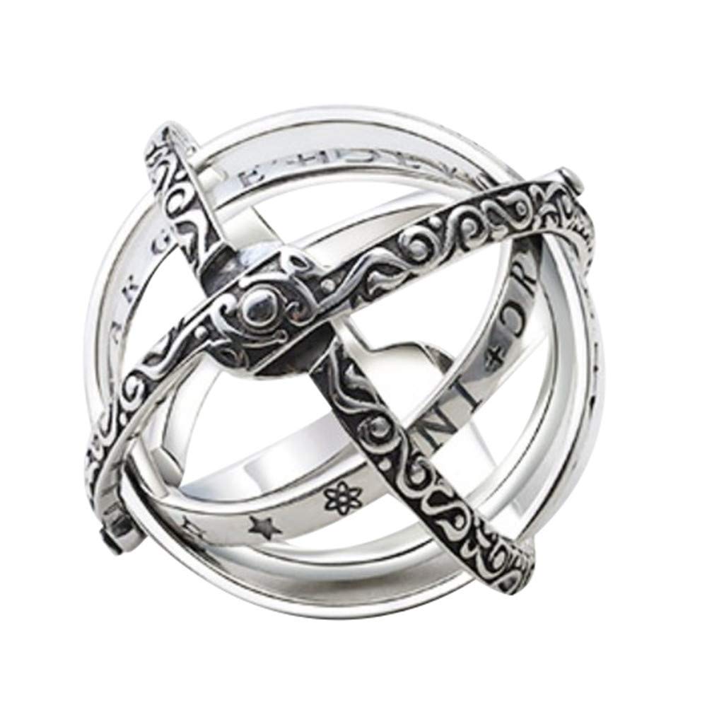Vintage Astronomy Openable Ring Set - Gold Science Jewelry for Women | Perfect for Gifts, Cosplay & Celestial-Themed Fashion
