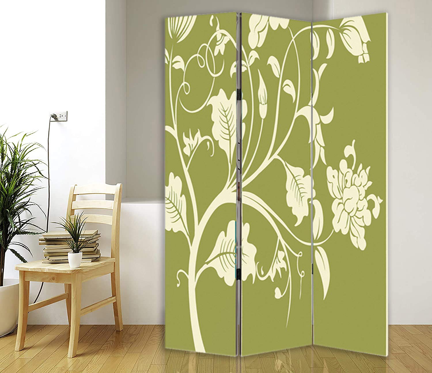 Avery Room Divider Screen - 6-Panel Folding Privacy Partition for Home & Office - Perfect for Bedroom, Living Room, and Workspace Separation