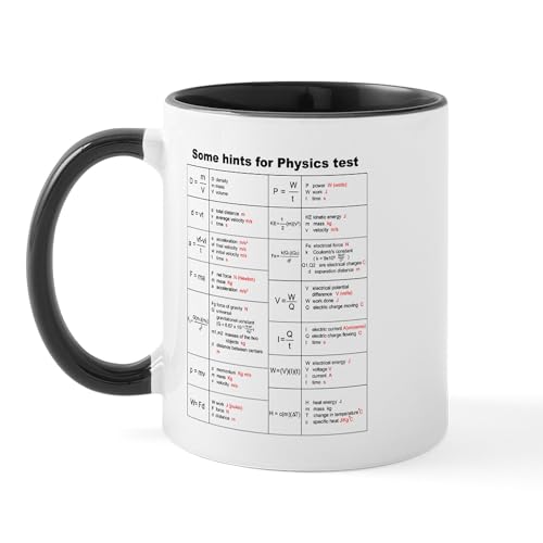 White/Black Inside - Physics Equations Mug Mugs