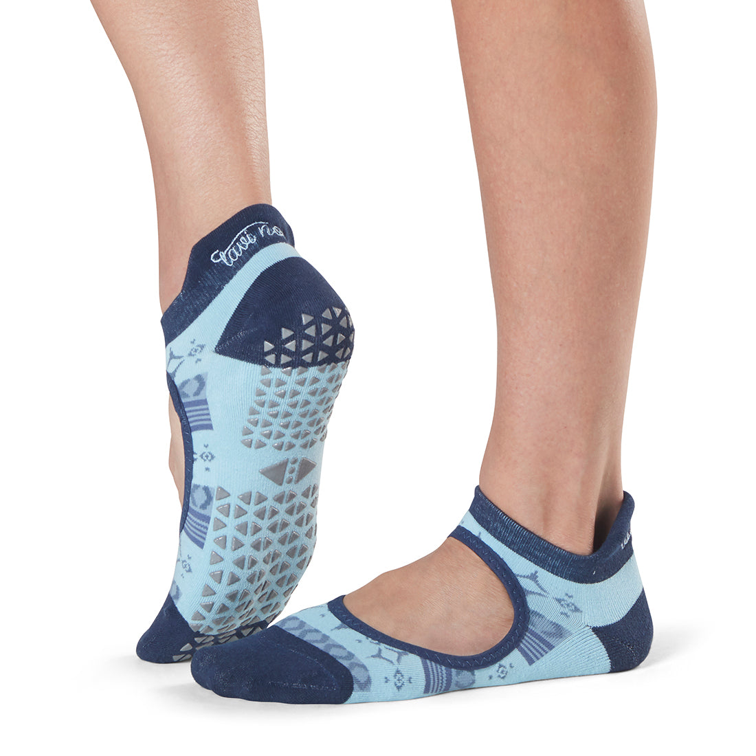 Tavi Noir Emma Grip Socks - Non-Slip Yoga Socks for Women, Anti-Skid Workout Socks with Grips for Pilates, Barre & Home Exercise - Perfect for Yoga, Gym and Fitness Activities
