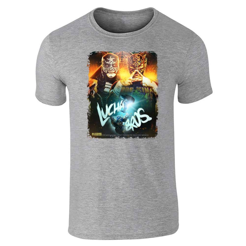 Pop Threads Lucha Bros Penta Zero M & Rey Fenix Lucha Libre Graphic T-Shirt for Men - Wrestling Fan Apparel for Casual Wear & Street Style