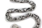 Men's Fashion Wallet Chain - Big Bullet Chunky Metal Thick Links Charm Revolver Style for Bikers & Rockers | Perfect for Motorcycle Riders, Concerts & Edgy Outfits