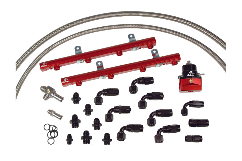 Aeromotive 99-04 Ford 5.4L Lightning & Harley 1/2 Ton Truck Billet Fuel Rail System - High Performance Fuel Delivery Upgrade for Street and Drag Racing Applications