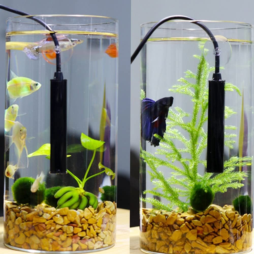 USB 5W Mini Aquarium Heater - Submersible Fish Tank Warmer for 0.5-2L Tanks | Safe for Betta & Small Fish