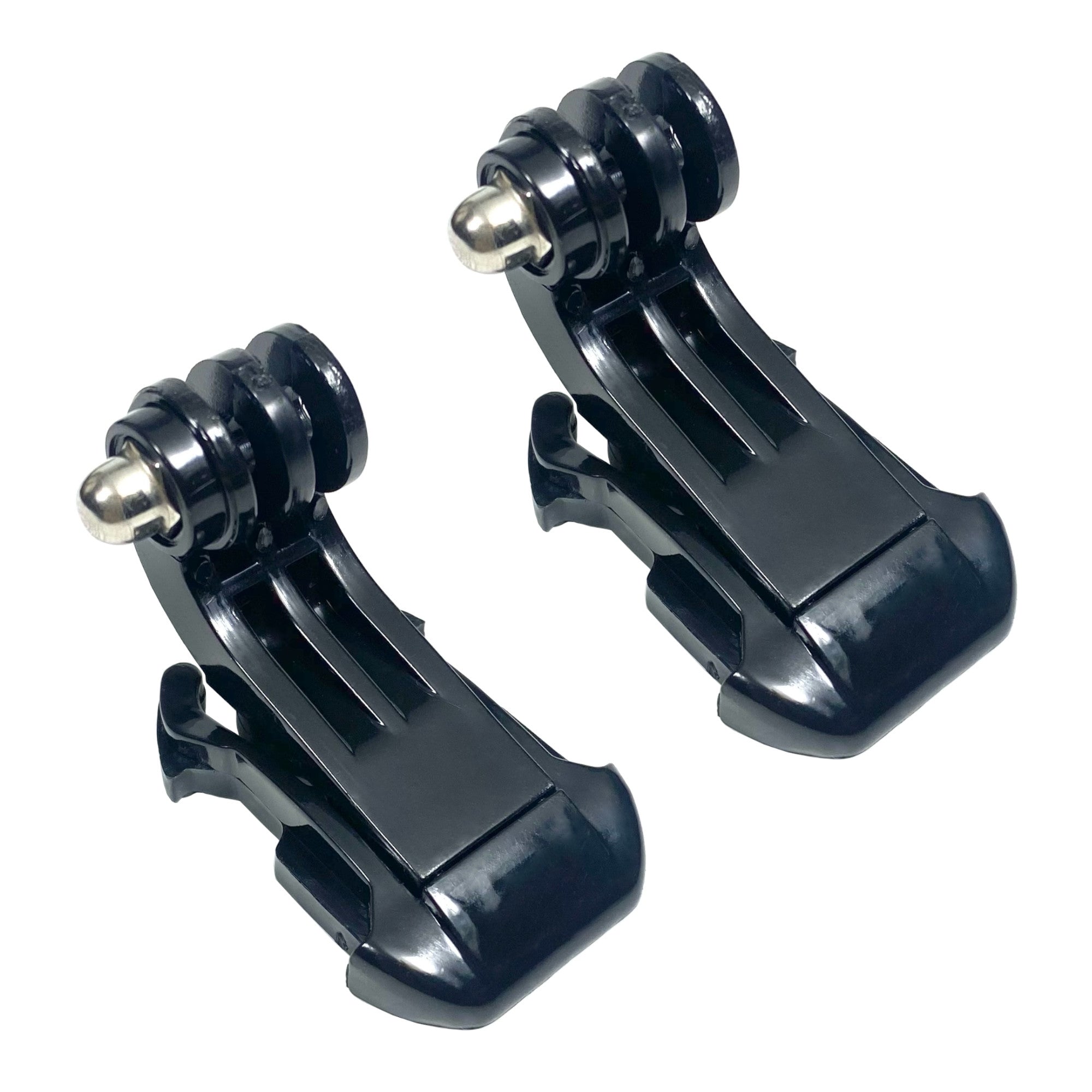 MaximalPower Vertical Surface J Hook Buckle Mount Adapter - Helmet Clip for GoPro Hero 2 3 3+ 4 5 6 7 8 (Black) - Perfect for Action Cameras, Cycling, Skiing & Outdoor Adventures