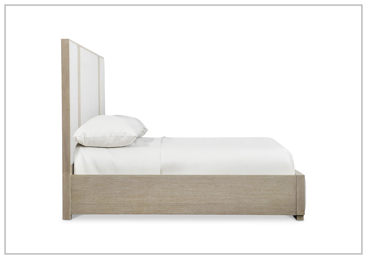 Bernhardt Solaria King & Queen Panel Bed - Modern Wood Bed Frame with Upholstered Headboard - Perfect for Master Bedroom & Guest Room Decor