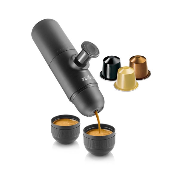 Wacaco MiniPresso NS Portable Espresso Maker for Nespresso Capsules - Perfect for Travel, Camping & Office Use