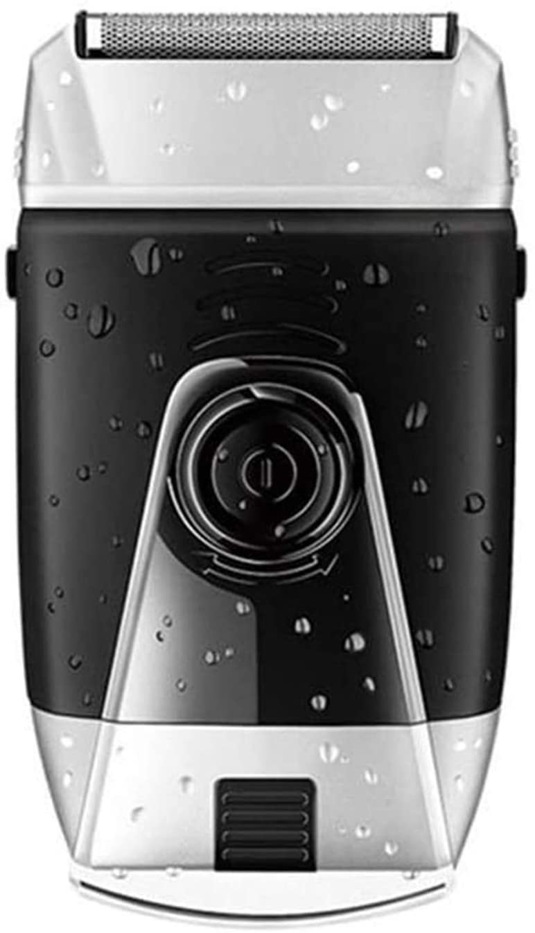 Premium Men's Electric Razor - Triple Blade Foil Shaver with USB Rechargeable & Waterproof Design for Wet/Dry Use | Perfect for Travel, Gym & Daily Grooming (Black)