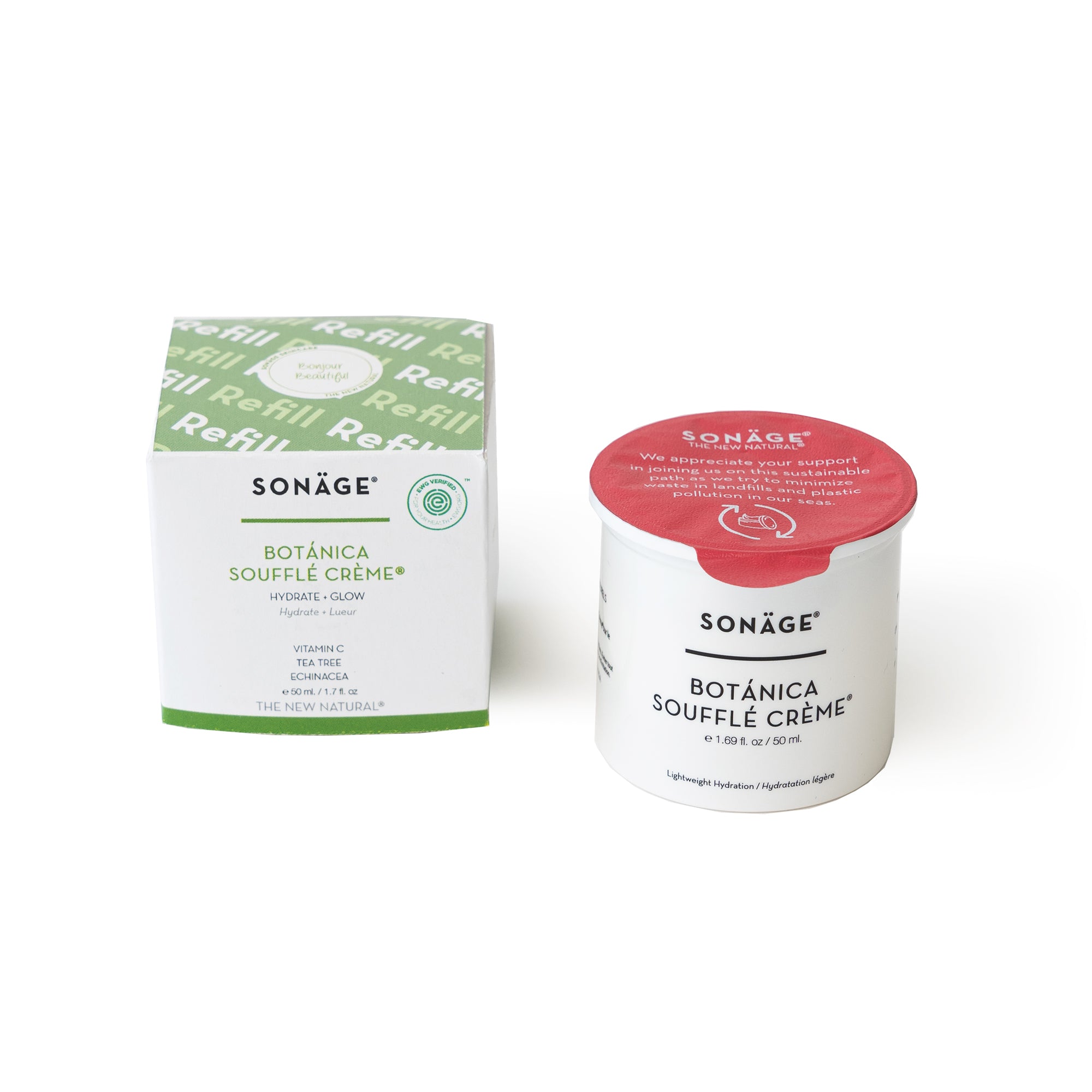 Botanica Souffle Creme® - Lightweight Hydrating Face Moisturizer for Dry & Sensitive Skin | Day & Night Cream for Women & Men | Vegan & Cruelty-Free Skincare