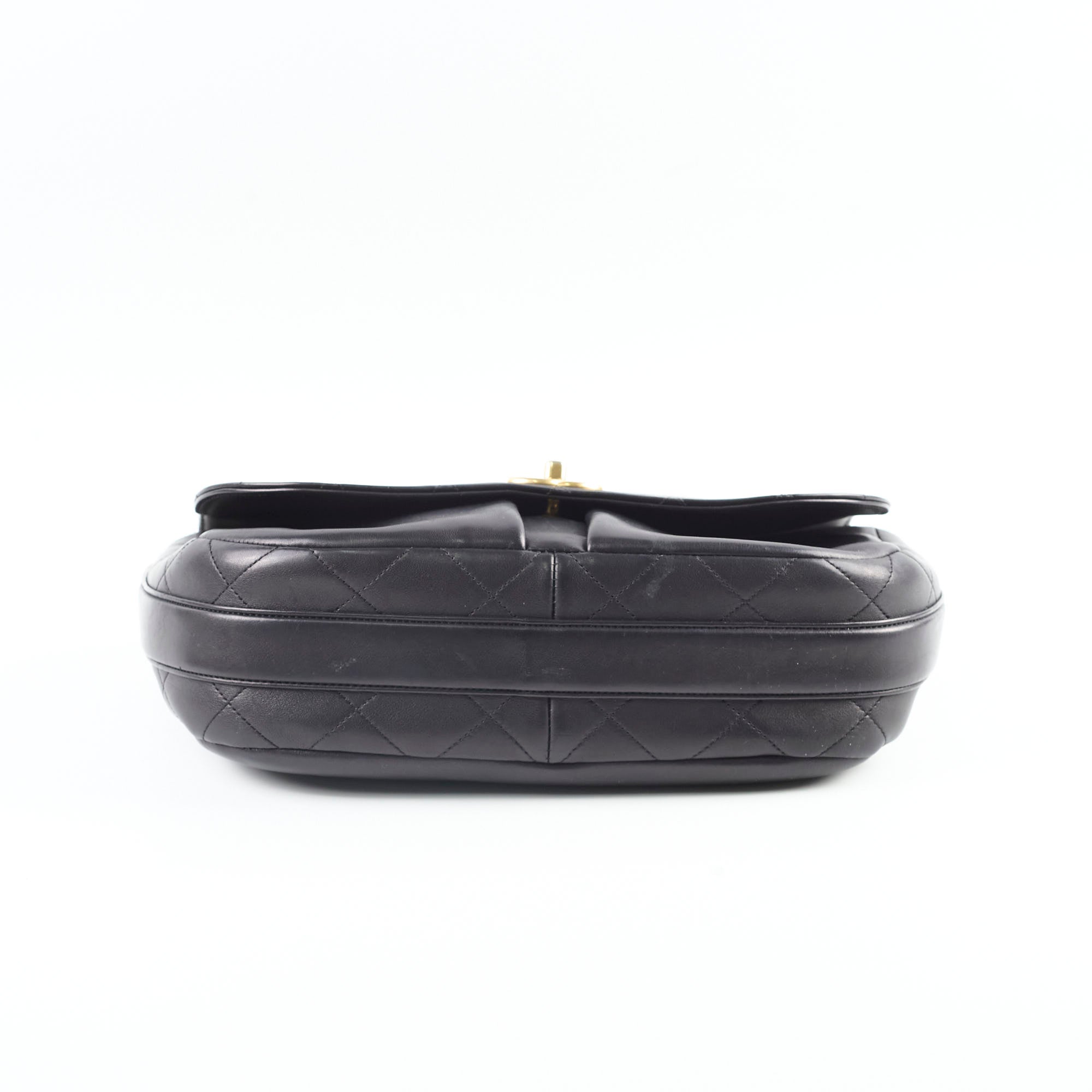 Chanel Paris in Rome Stitched Messenger Bag - Black Crossbody Purse for Women | Perfect for Work, Travel & Everyday Use