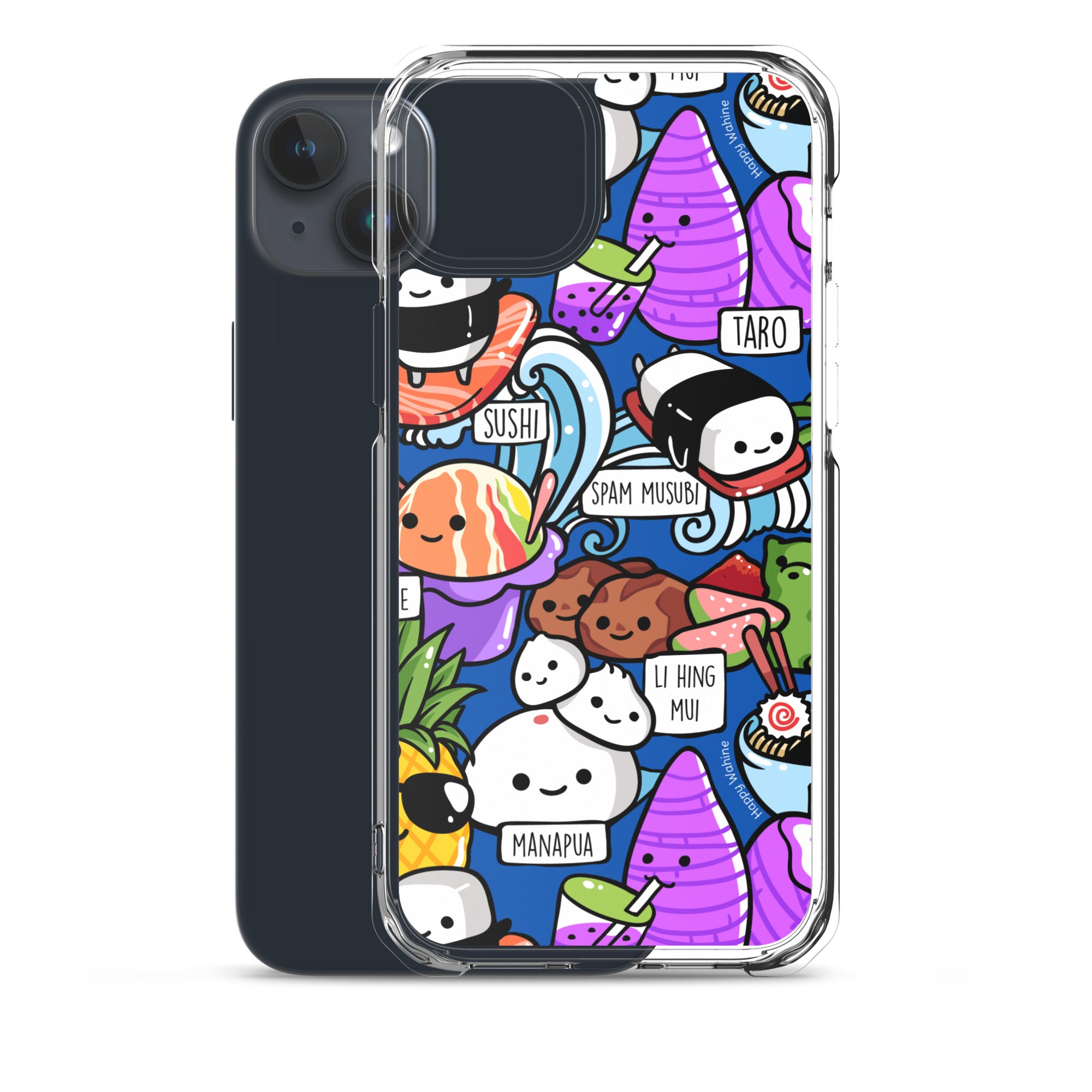 Premium Clear iPhone Case with Craving Hawaii Blue Design - Slim Protective Cover for iPhone [Models] - Perfect for Everyday Use, Travel & Outdoor Activities