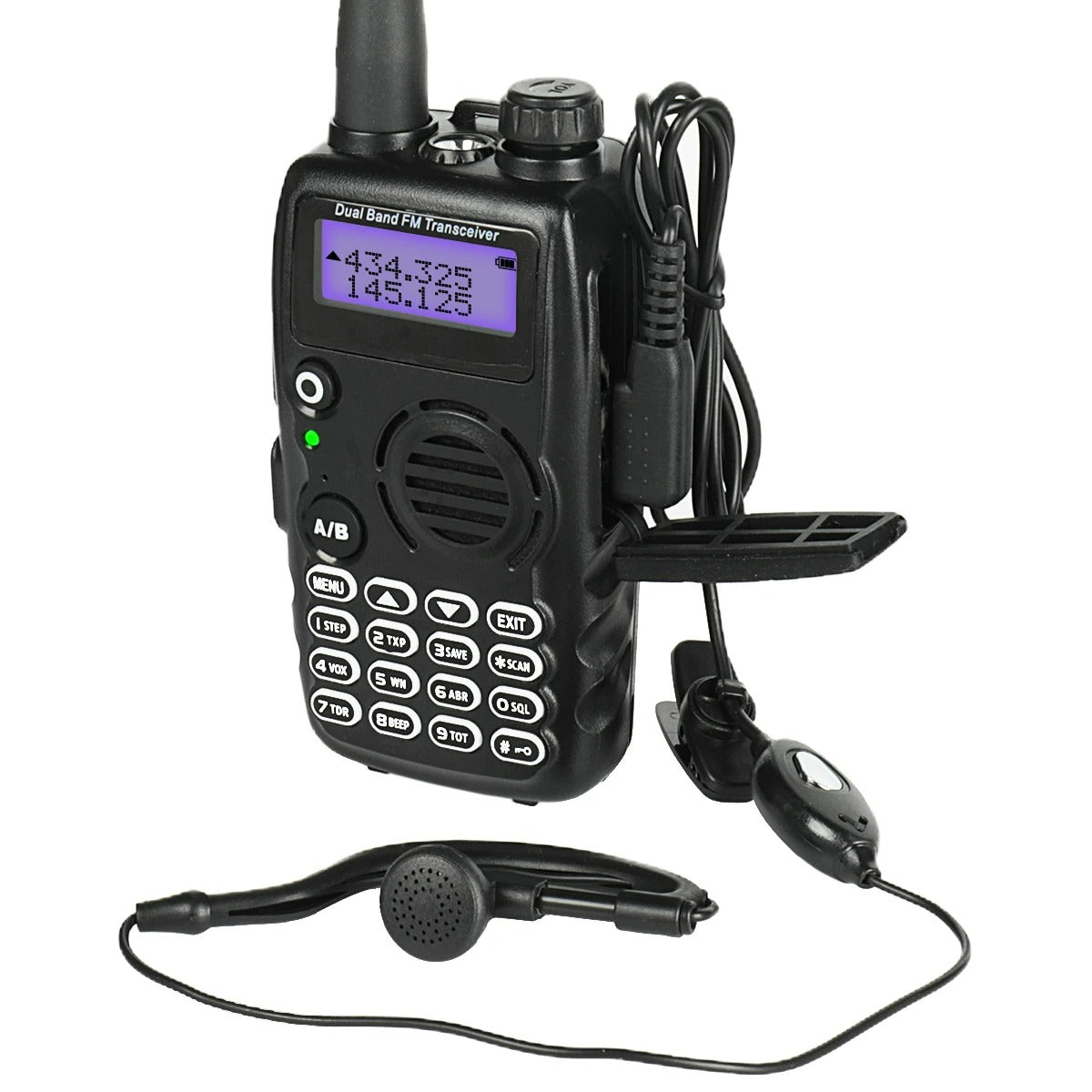 Radioddity GA-5S Dual Band Two Way Radio - 7W/5W/1W Power, FM Radio & VFO Function - Ideal for Outdoor Adventures, Construction Sites & Emergency Communication