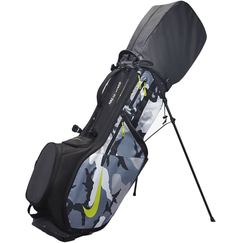 Nike Air Hybrid 2 Golf Bag Camo - Lightweight Stand Golf Bag with Multiple Pockets for Clubs & Accessories | Perfect for Golf Tournaments, Driving Range & Outdoor Sports