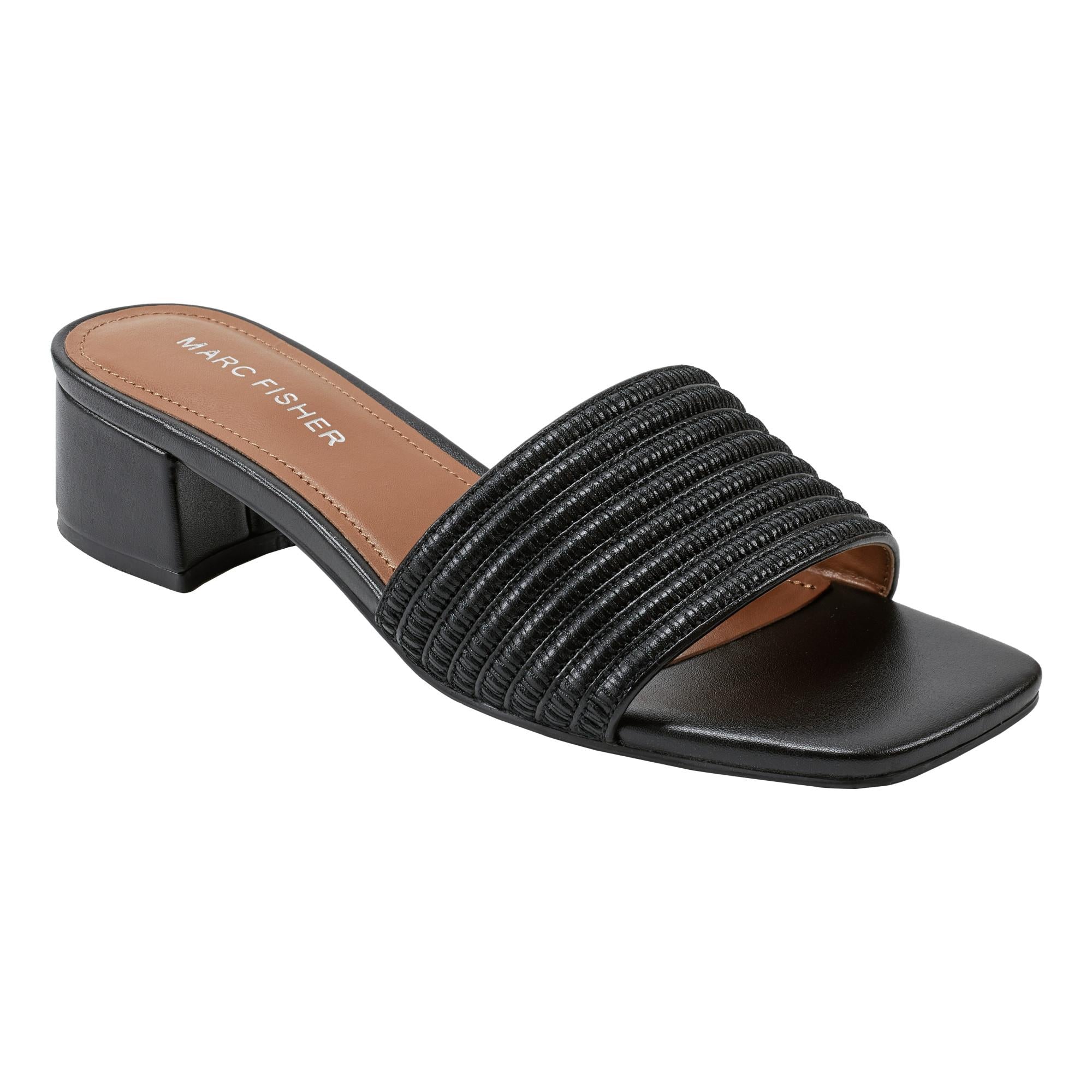 Marc Fisher Women's Casala Black Leather Ankle Boots - Stylish & Comfortable for Work, Date Night & Fall Fashion
