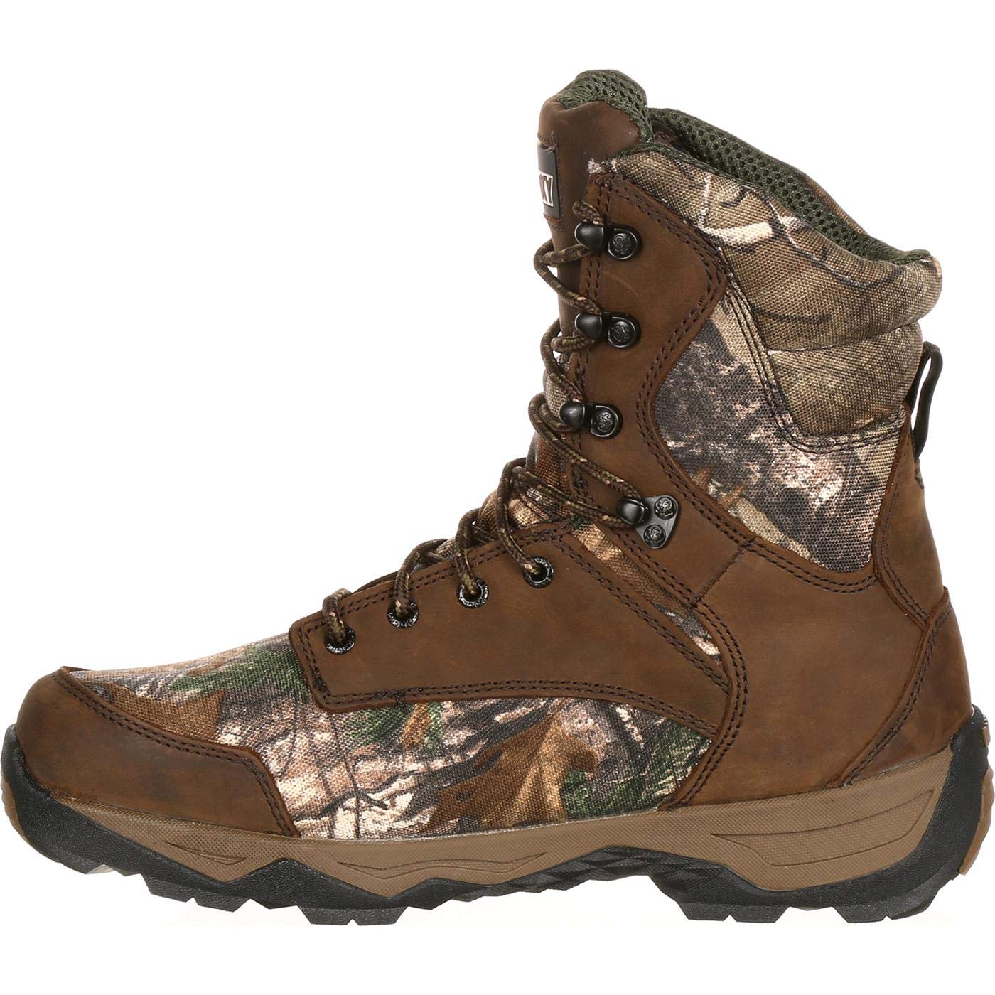 ROCKY Retractable Waterproof 800G Insulated Winter Boots for Men & Women - Heavy Duty Cold Weather Hiking, Hunting & Snow Boots for Outdoor Adventures