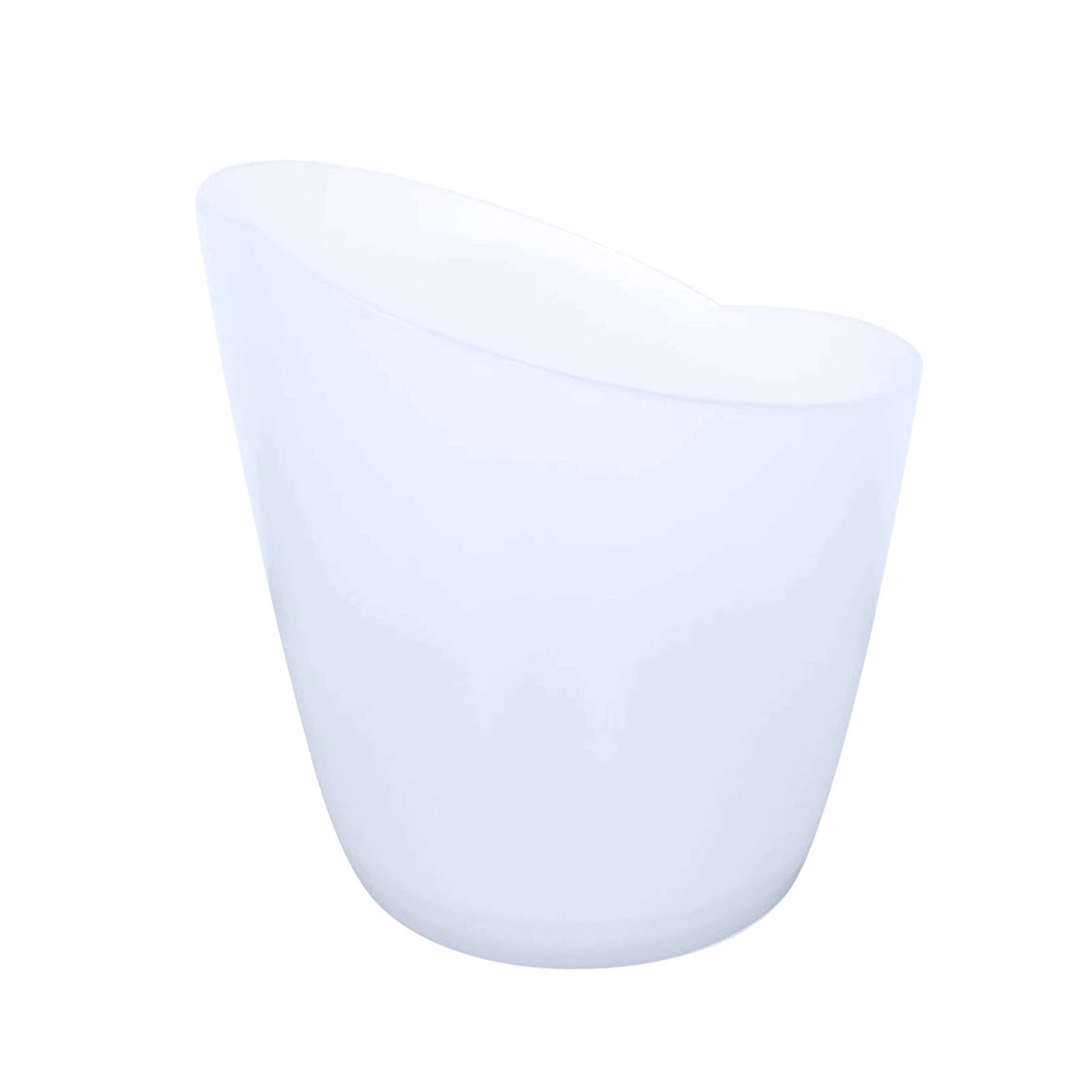Zerlibeaful LED Color Changing Beer Bucket with Ice Layer - White Bar & Kitchen Sink Basket for Drinks, Dining & Party Use - Perfect for Chilling Beverages at Home, Outdoor BBQ or Pub Gatherings (One Size)