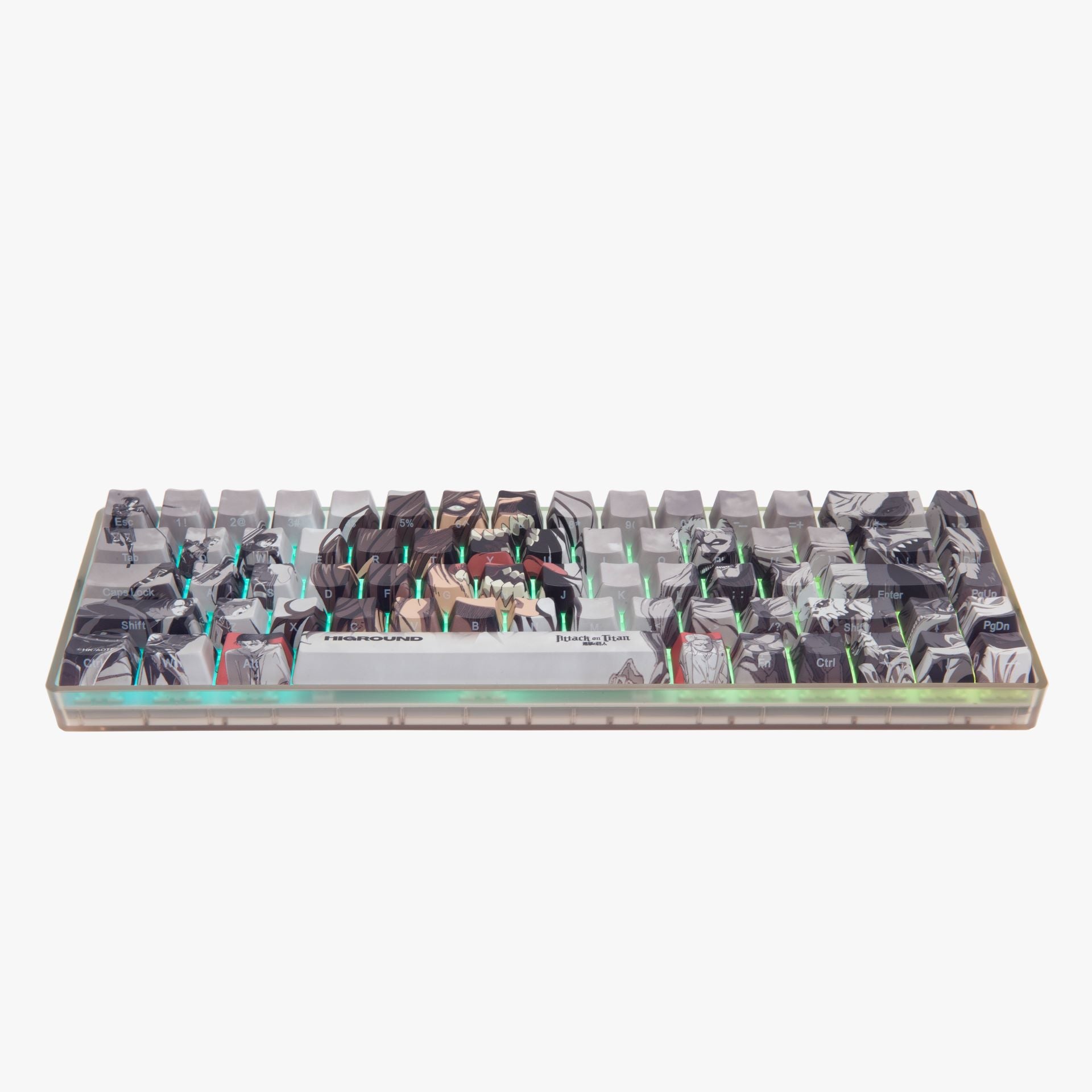 AOT2 x HG Basecamp 65HE Mechanical Keyboard - Compact 65% Layout, Hot-Swappable Switches, RGB Backlit - Perfect for Gaming, Coding & Office Work