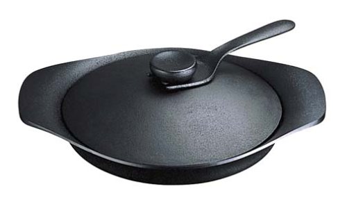Premium Japanese Sori Yanagi Nanbu Ironware Oil Pan - Simple Design, High Practicality, Induction Compatible with Iron Lid & Handle - Perfect for Home Cooking, Frying & Professional Kitchen Use