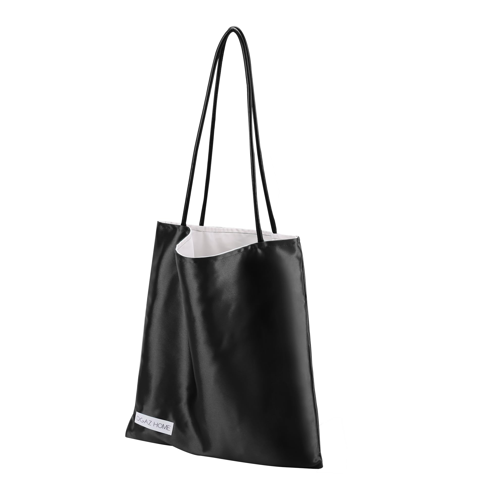Luxury DGAZ Silk Designer Tote Bag for Women - Large Zippered Shoulder Hobo Handbag | Perfect for Work, Travel & Everyday Use