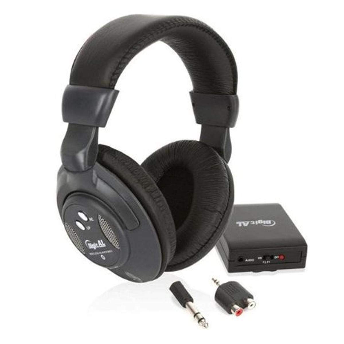 Absolute Dynamic Wireless Headphones with RF Transmitter - Premium Sound Quality for Home Theater, Gaming & Music Listening - Perfect for Audiophiles & Entertainment Enthusiasts