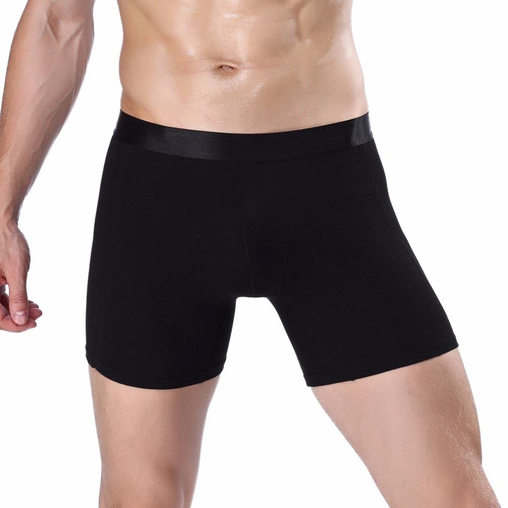 Lightning Deals Men's Boxer Briefs - 2018 Sexy Soft Cotton Breathable Underwear with Bulge Pouch | Comfortable Daily Wear & Gym Workout Underpants