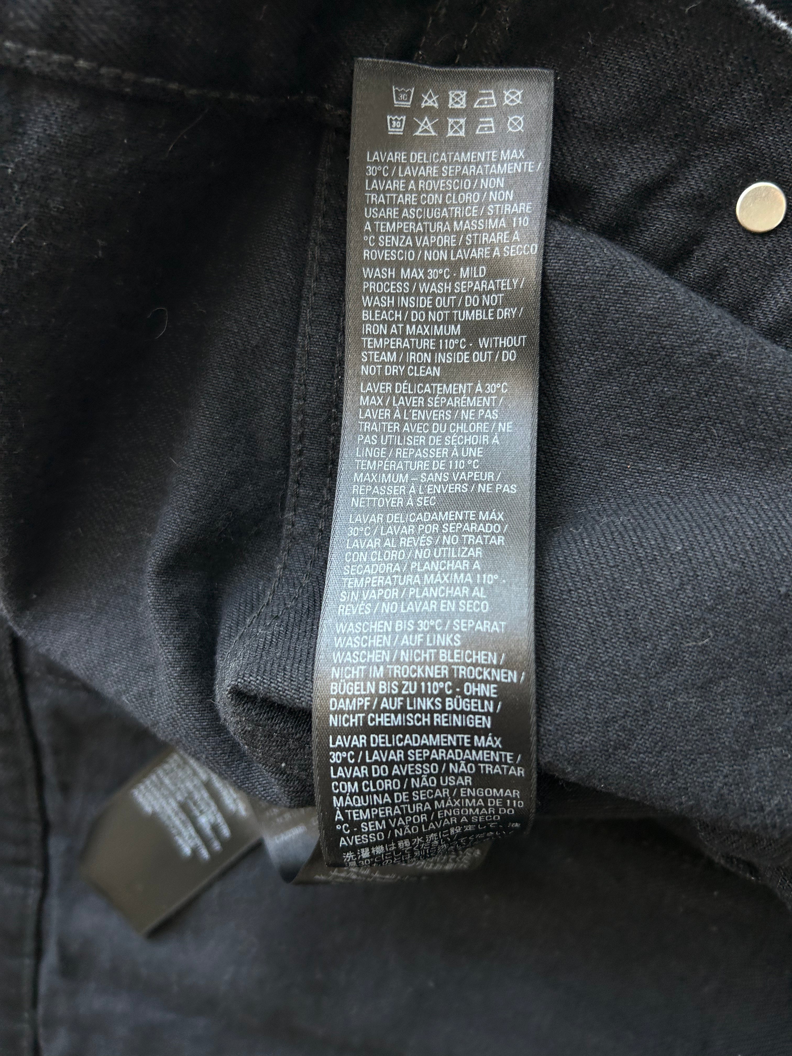 Balenciaga Black BB Logo Distressed Denim Jacket for Men & Women | Vintage Washed Denim Coat | Streetwear Fashion for Urban Outfits & Night Out Looks
