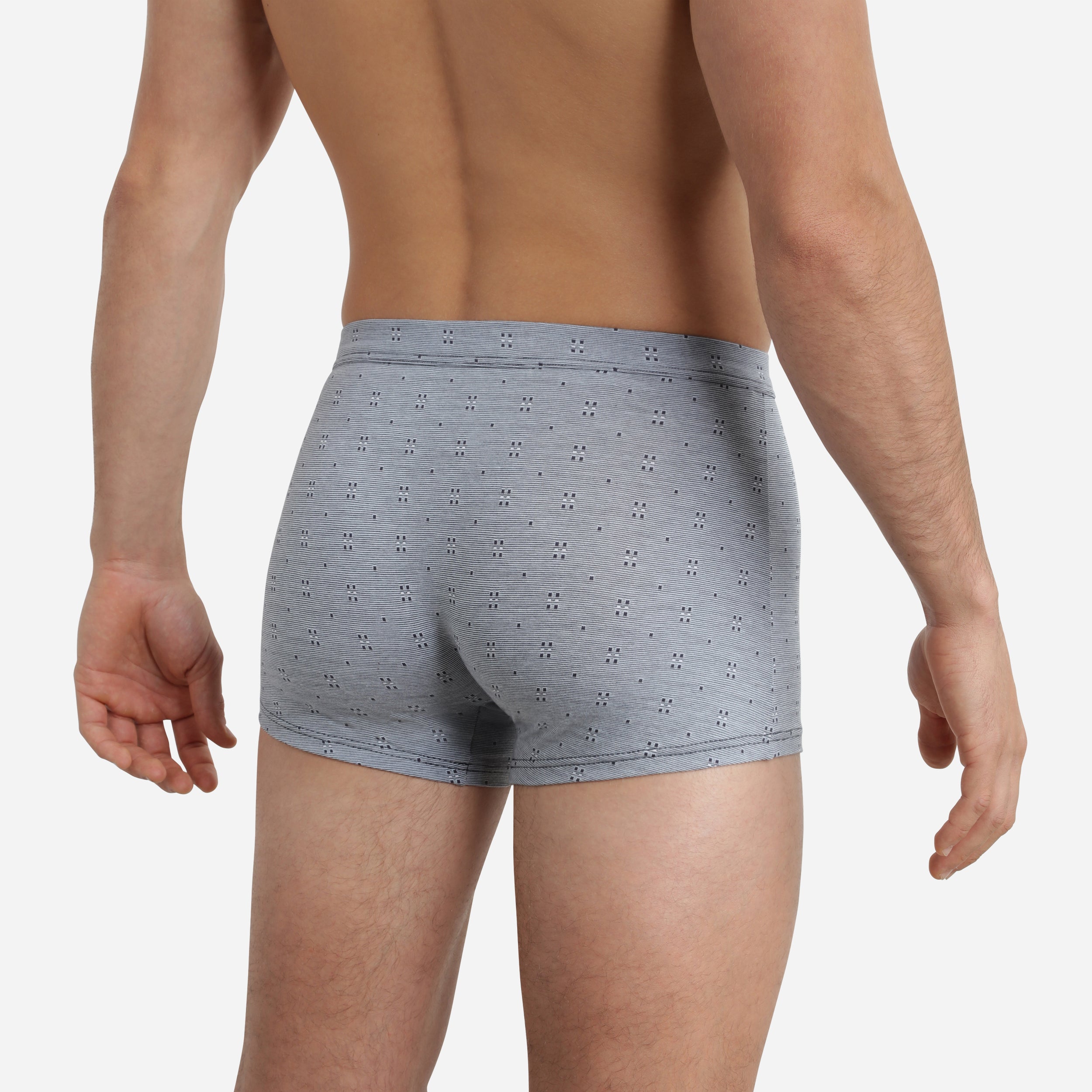 Men's Classic Blue Denim Boxer Briefs - Cotton Modal Blend Underwear for Comfort & Style | Perfect for Daily Wear, Gym & Travel
