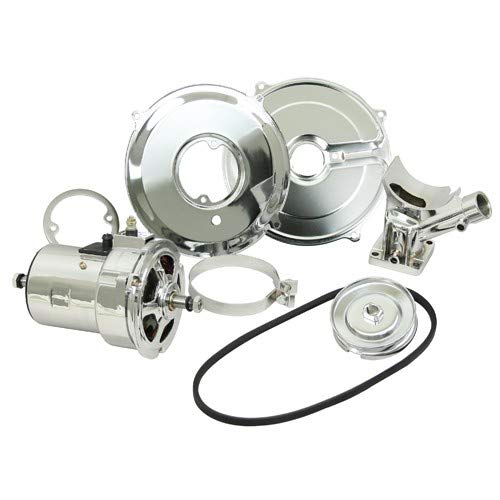 Deluxe 75 Amp Chrome Alternator Conversion Kit for VW Type 1 & Dune Buggy - High-Performance Upgrade for Classic Cars & Off-Road Vehicles