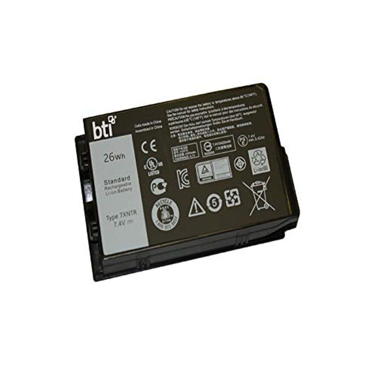 Replacement Battery for Dell Latitude 12 7202 & 12 702 Tablet - Long Lasting Li-ion Power Supply for Work, Travel & Home Office Use