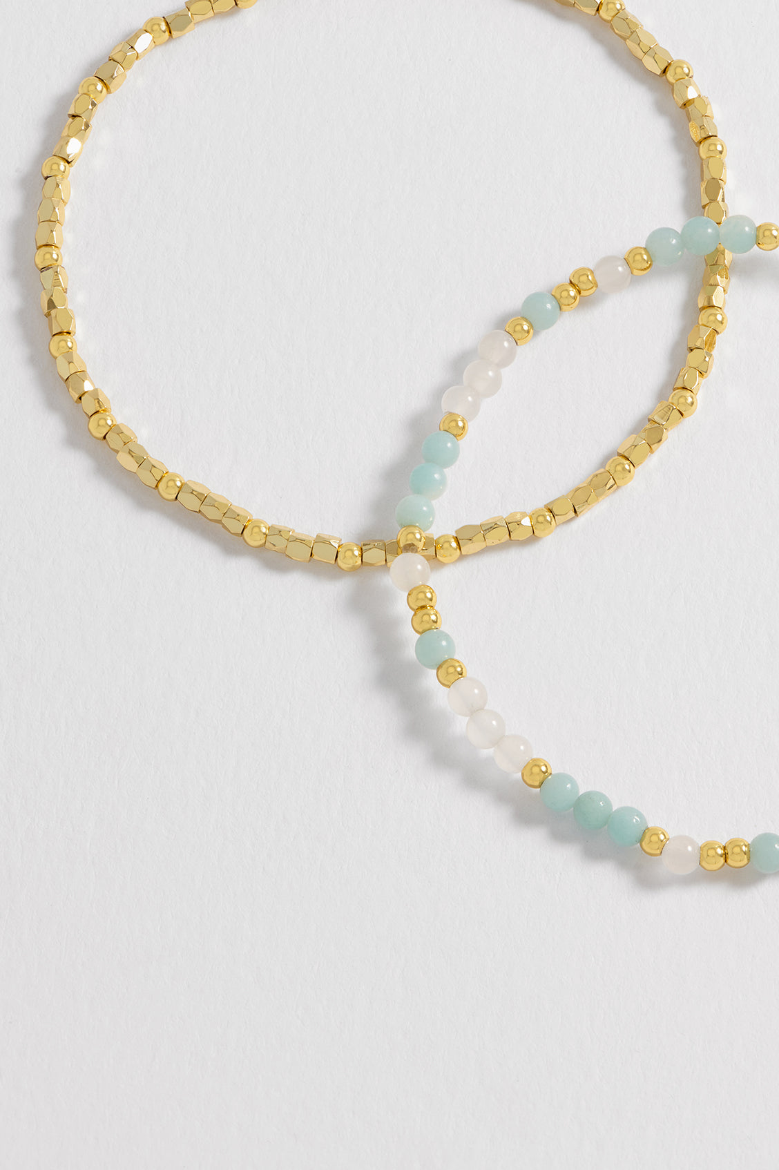 Stylish Coco & Gemstone Bracelet Set for Women - Elegant Beaded Handmade Jewelry Gift for Birthday, Party & Everyday Wear