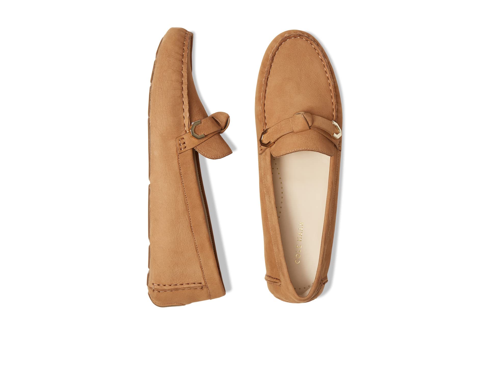 Cole Haan Women's Evelyn Bow Driver Loafer - Comfortable Slip-On Loafers for Work, Office & Casual Wear | Elegant Bow Detail & Cushioned Footbed