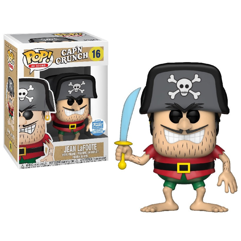 Funko Pop! Vinyl Figure - Jean LaFoote from Cap'n Crunch - Collectible Toy for Fans - Perfect for Display, Gifts & Pop Culture Collections