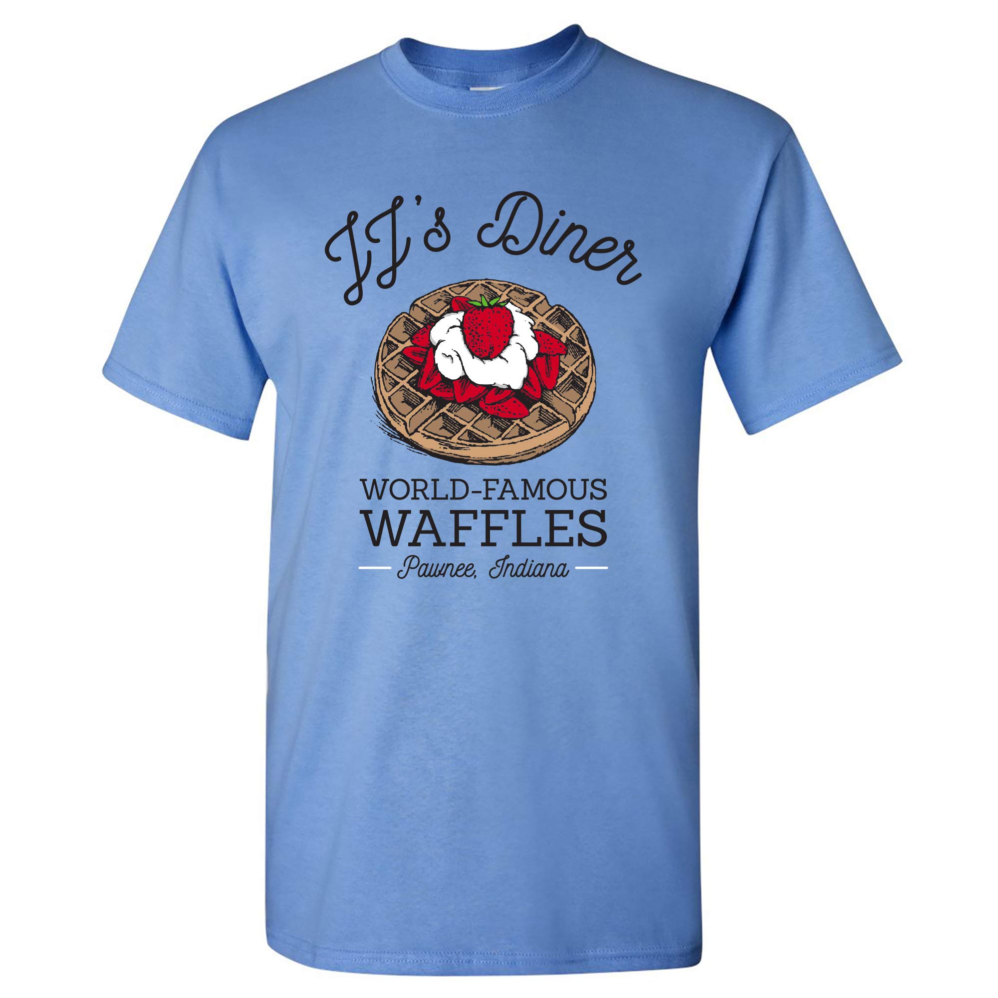 JJ's Diner Leslie Knope World's Best Waffles TV Show T-Shirt | Parks and Recreation Fan Gift | Casual Wear & Cosplay