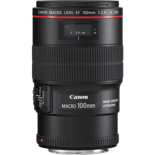 Canon EF 100mm f/2.8L Macro IS USM Lens - Professional Macro Photography Lens with Image Stabilization for DSLR Cameras - Perfect for Product Photography, Nature Close-Ups & Portraits