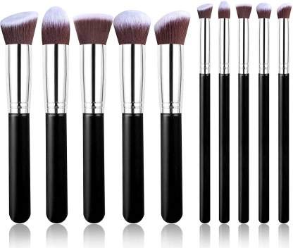 SKINPLUS Makeup Brush Applicator Set - 10 Pack for Flawless Foundation, Concealer & Powder Application - Perfect for Professional Makeup Artists & Beauty Enthusiasts