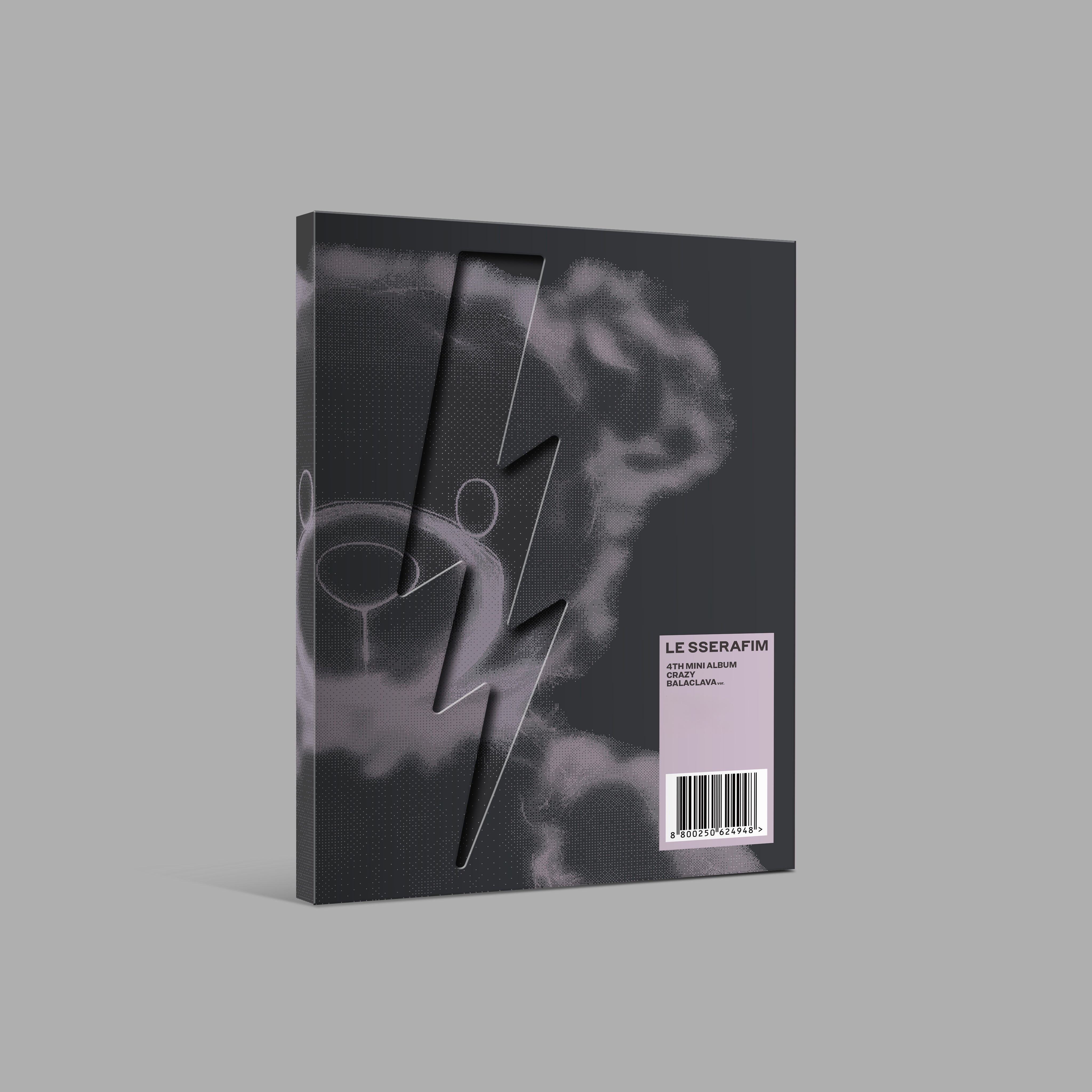 LE SSERAFIM 4th Mini Album 'CRAZY' (Balaclava) - K-Pop Collectible CD with Photobook & Poster - Perfect for Fans, Gifts, and Music Collections
