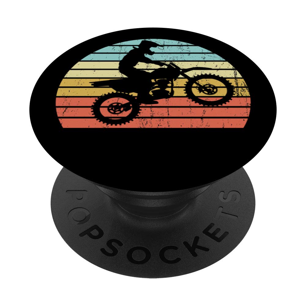 Vintage Motocross Sunset Dirt Bike Retro Design - Perfect for Off-Road Racing, Motorcycle Enthusiasts & Wall Art Decor