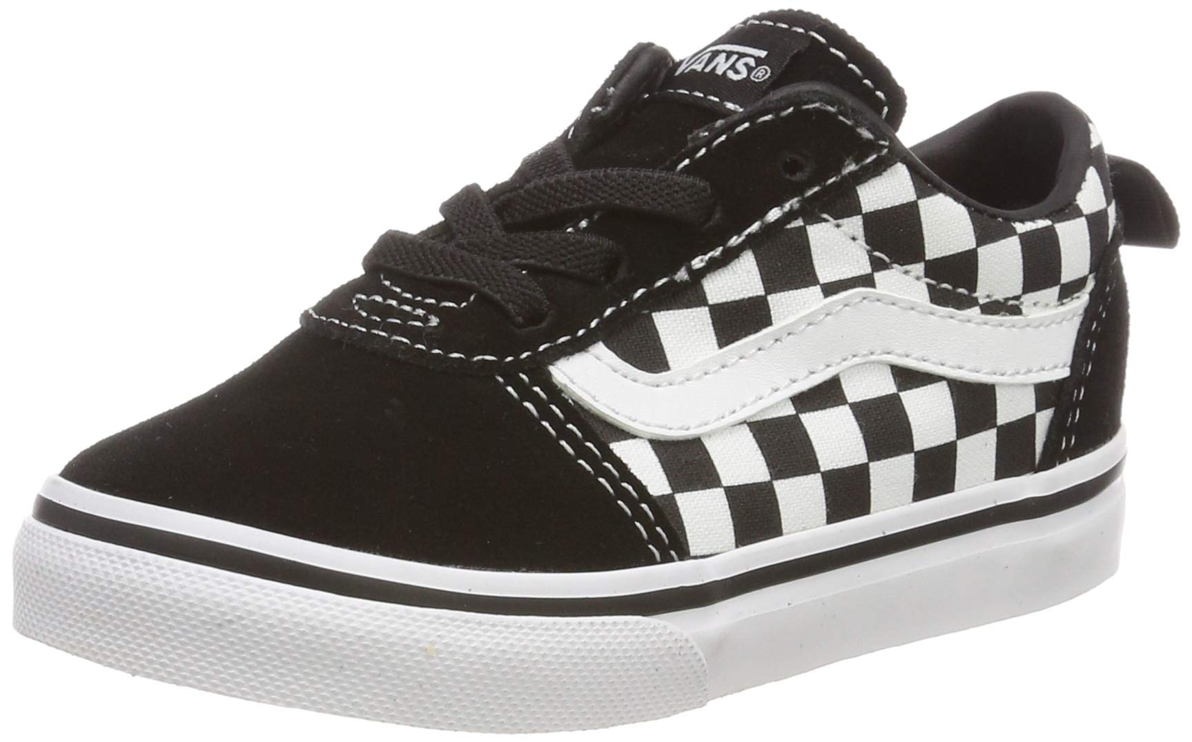 Vans Unisex Kid's Ward Slip-On Sneakers - Comfortable Canvas Shoes for Boys & Girls - Perfect for School, Play & Everyday Wear