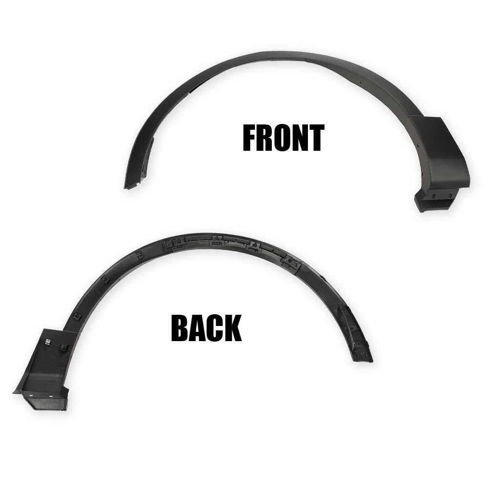 CHEDA Fender Flares for 2011-2015 Ford Explorer - Front Left Black Wheel Cover Arch Trim (FO1290126) | Durable Car Body Protection for Off-Road & Daily Driving