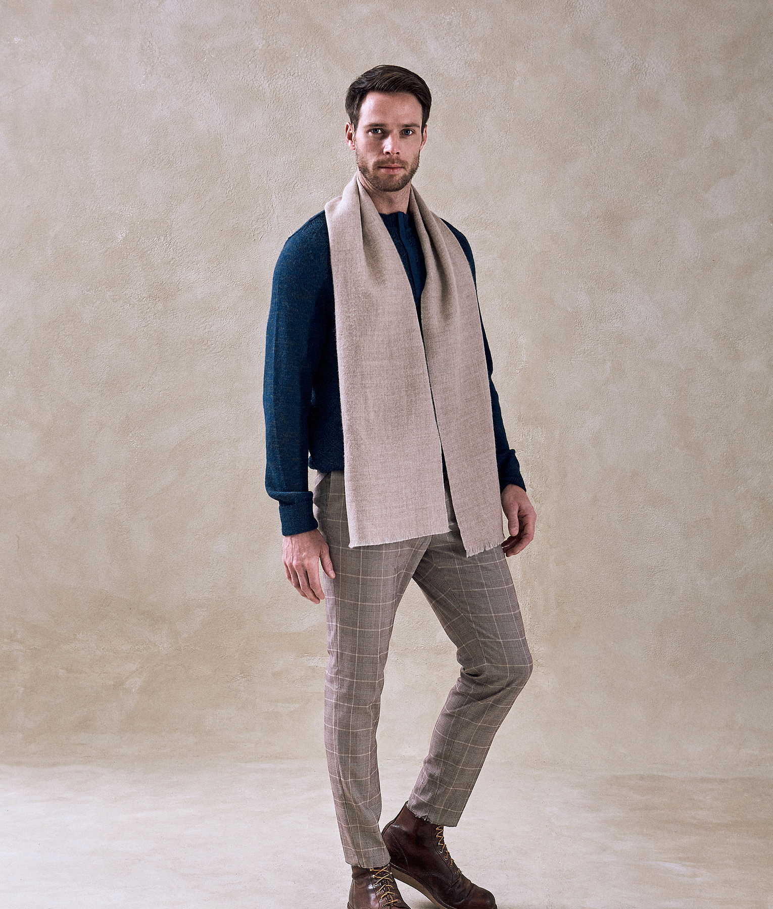Double Face Scarf - Soft & Warm Reversible Winter Scarf for Women & Men - Perfect for Cold Weather, Outdoor Activities & Fashion Accessories