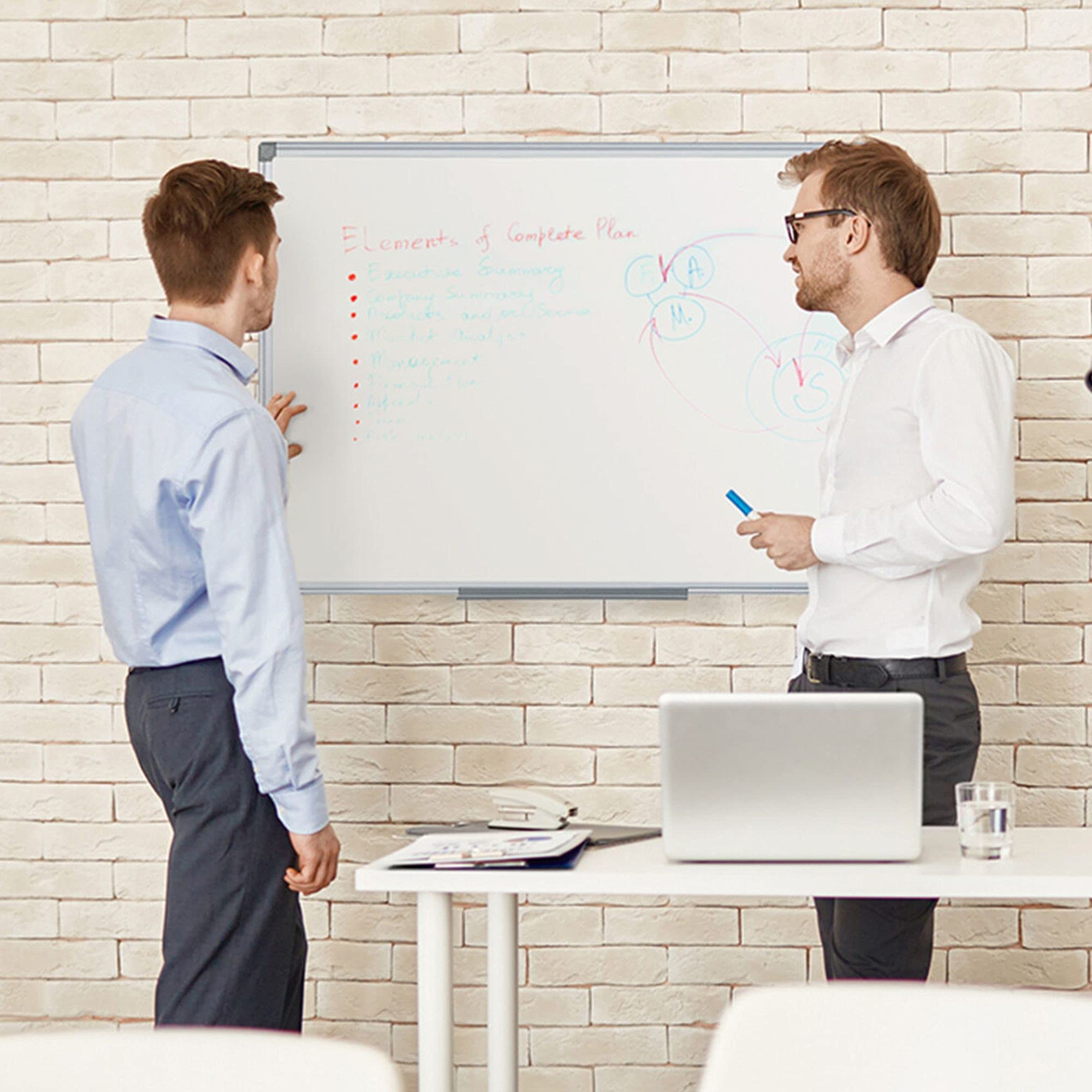 MasterVision Whiteboard - 48