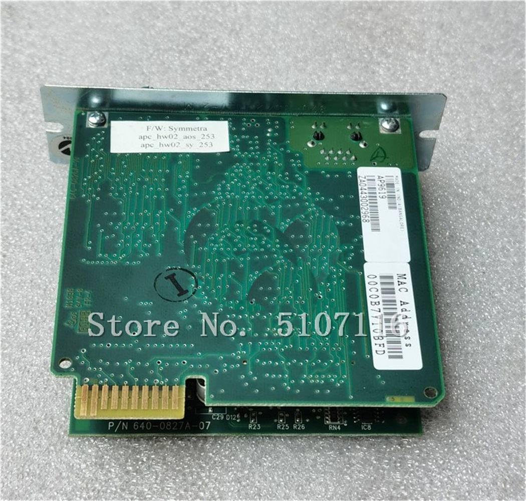 APC AP9619 Network Management Card - Intelligent EM Network Card for Remote Monitoring & Control | Ideal for Data Centers, Server Rooms & IT Infrastructure