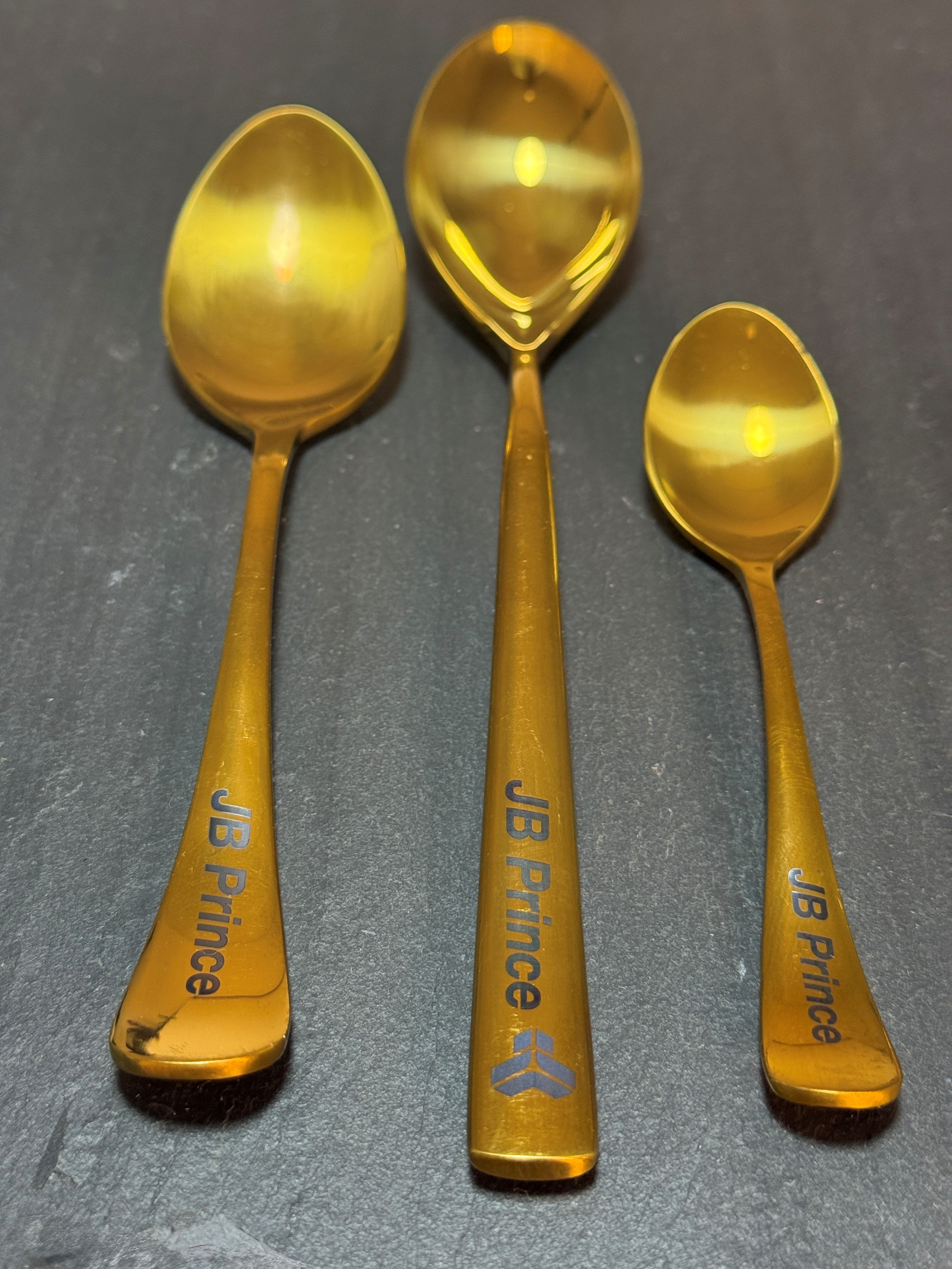 Premium Titanium Gold-Plated Spoon Set - Elegant & Durable for Dining, Gifts, and Special Occasions - Perfect for Restaurants, Weddings, and Luxury Table Settings
