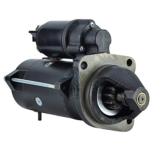New 12V Plgr Starter for New Holland T4.105 T4.55 T4.75F T4.85F Tractors - Replaces Is1189 82036365 - Heavy Duty Tractor Starter for Farming & Agricultural Equipment
