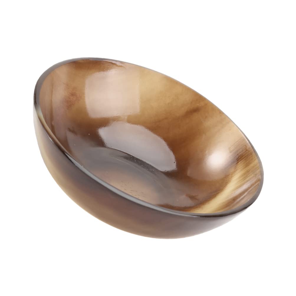 Hemoton Ox Horn Sauce Bowl - Condiment Dish for Ice Cream, Sushi & Snacks