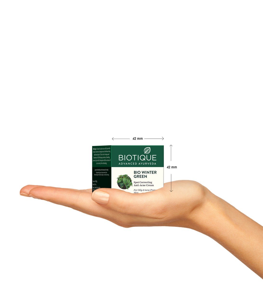 Biotique Bio Morning Nectar SPF 30+ Sunscreen & Winter Green Anti-Acne Cream Set - Ultra Soothing Face Lotion & Spot Correcting Treatment (120ml + 15g) for Daily Skincare & Acne-Prone Skin Care Routine