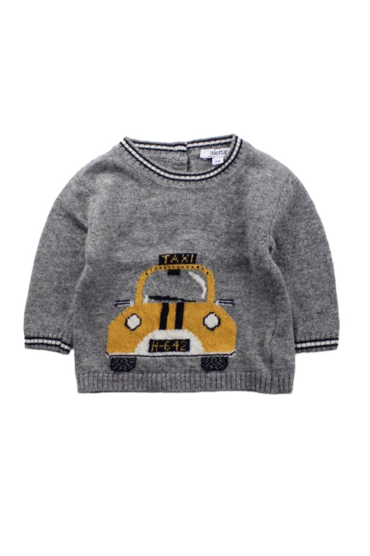 Aletta Knit Sweater for Women - Soft & Cozy 3-Month Size (0-3M) - Perfect for Newborn Baby Photos & Winter Outfits