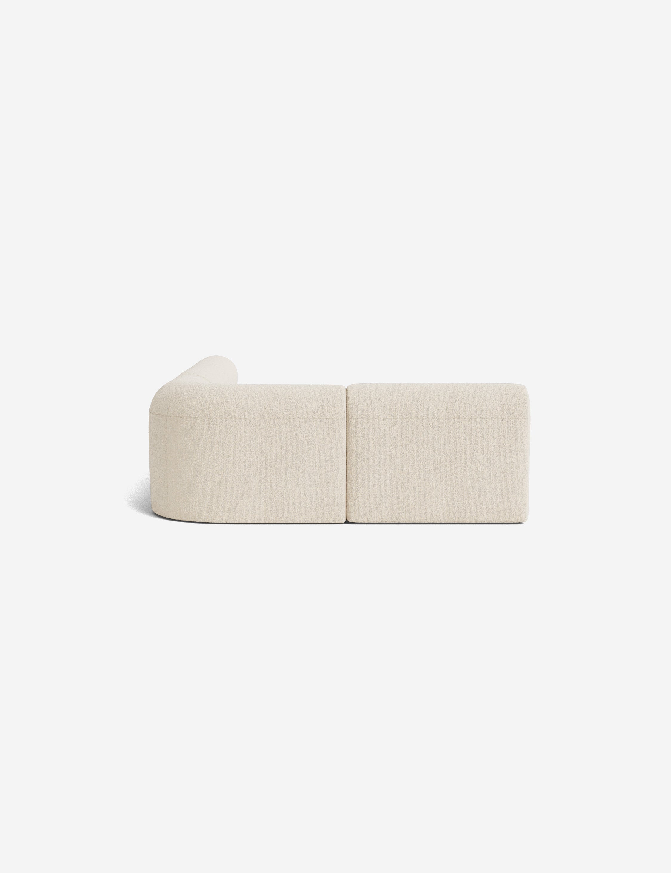 Modern Carson Sectional Sofa - Comfortable L-Shaped Couch for Living Room, Family Room & Home Theater - Soft Fabric Upholstery with Reversible Chaise