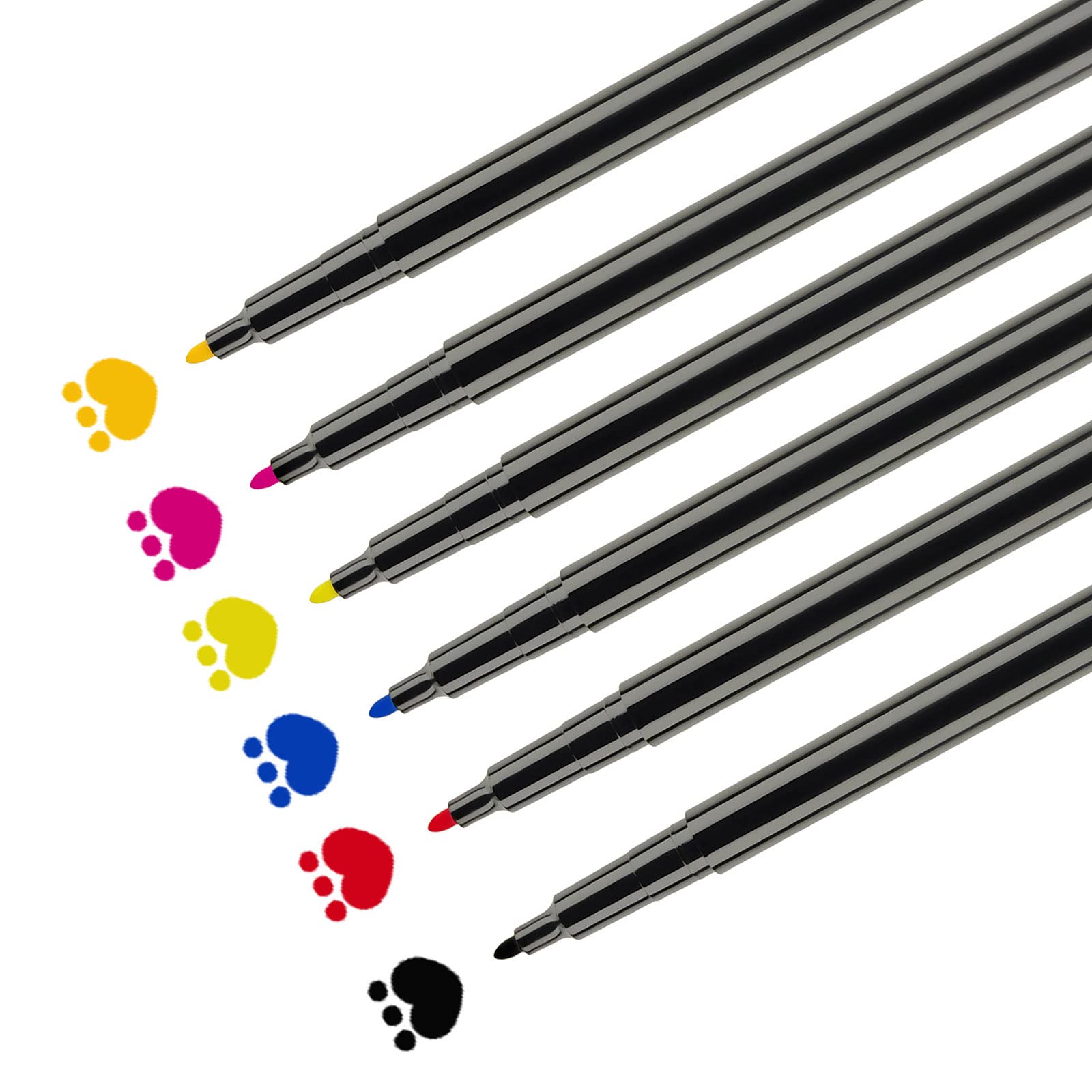 Best Iron On Transfer Pens for Embroidery - Heat Transfer Fabric Marker Pen (Black) | Perfect for DIY T-Shirt Designs, Custom Clothing & Craft Projects